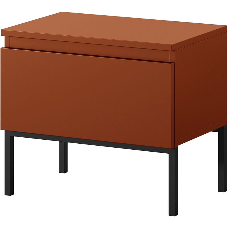 Selsey - Meuble de chevet Bemmi - Rouge brique