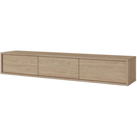 Selsey Moddern - TV-Lowboard mit Wandmontageoption, Eiche, 180 cm
