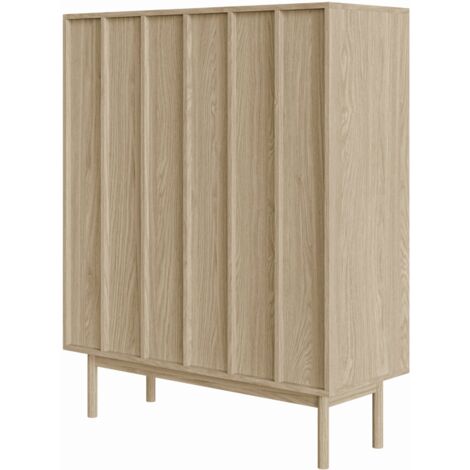 Selsey Neksto - Highboard 2-türig, Eichenholzoptik, 100 cm