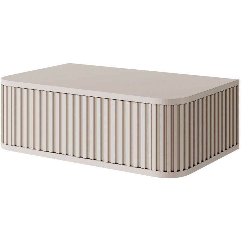 Selsey - ovarlo - Table de chevet suspendue - 63 cm - grège
