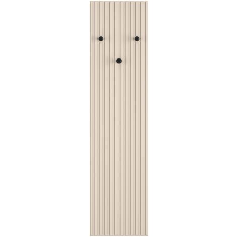 Selsey – Porte-manteau mural 34 cm – Panneau de particules stratifié – Résistant à l'humidité et aux rayures – Installation rapide au mur