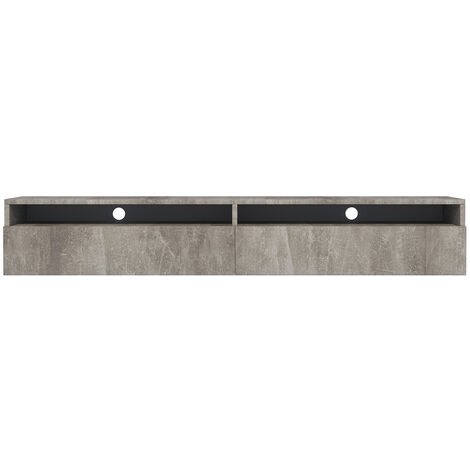 Selsey - REDNAW - Meuble TV - 180 cm - béton - scandinave - moderne