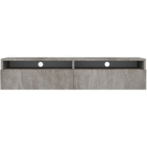 Selsey - REDNAW - Mobile TV - 140 cm - cemento - scandinavo - moderno