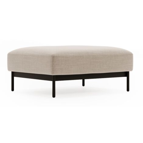 Selsey Solianero - Polsterhocker, beige, 100 x 87 cm