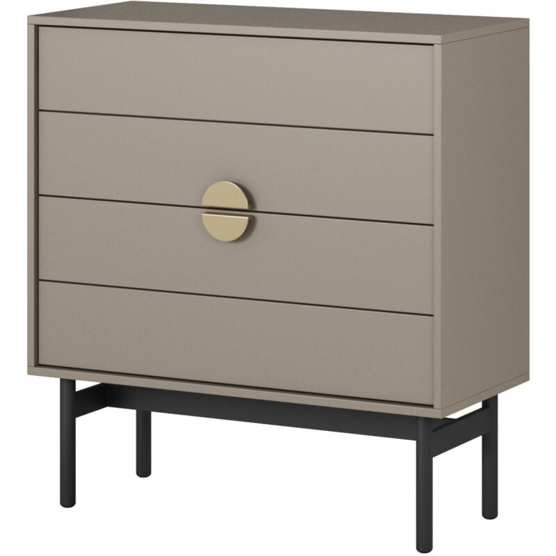Selsey - stoon - Commode à tiroirs - 85 cm - gris pierre