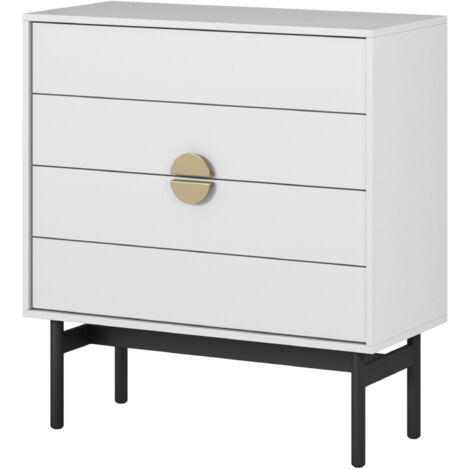 Selsey STOON - Commode à tiroirs - 85 cm - blanc