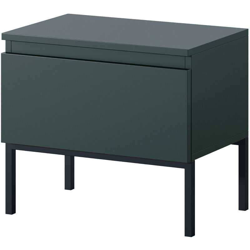 Selsey - Table de chevet Bemmi - Vert foncé
