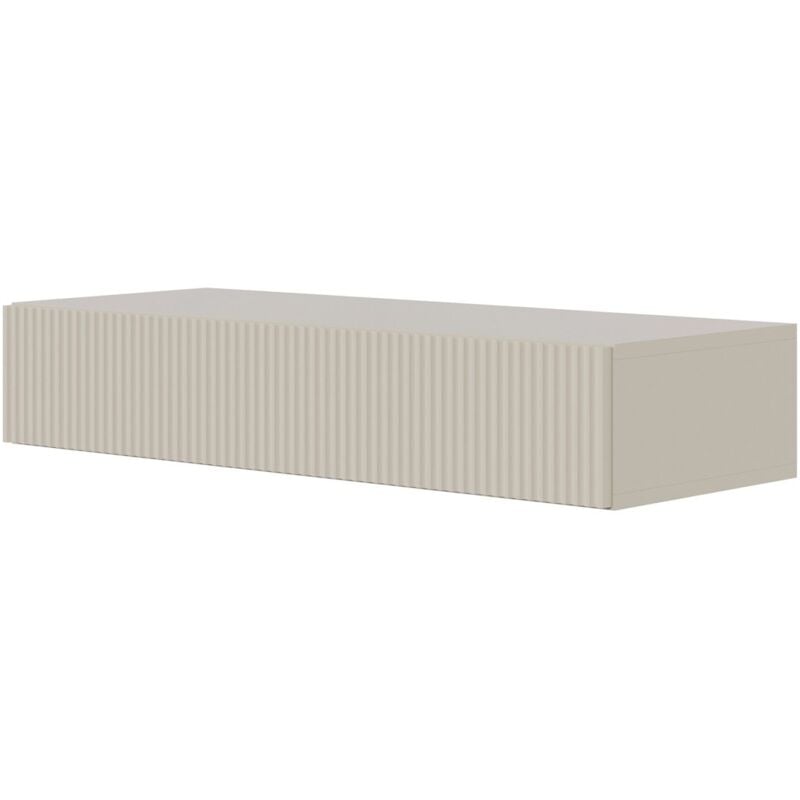 Selsey - veldio - Table console avec tiroir - 90 cm - suspendu - grėge