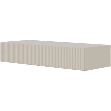 Selsey Veldio Consolle sospesa con cassetto - 90 cm - Beige grigio