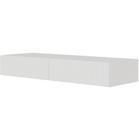Selsey Veldio - Consolle sospeso con 2 cassetti - 110 cm - bianco