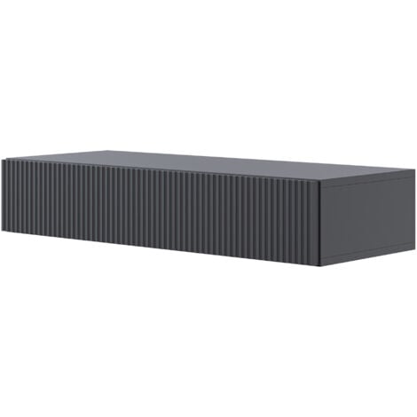 Selsey Veldio - Konsolentisch mit Schublade, schwarz, 90 cm