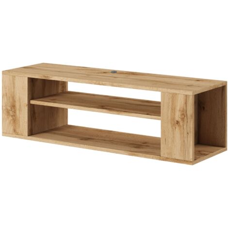 Selsey Wall - TV-Schrank mit 2 Fächern, Holzoptik Eiche , 100 cm