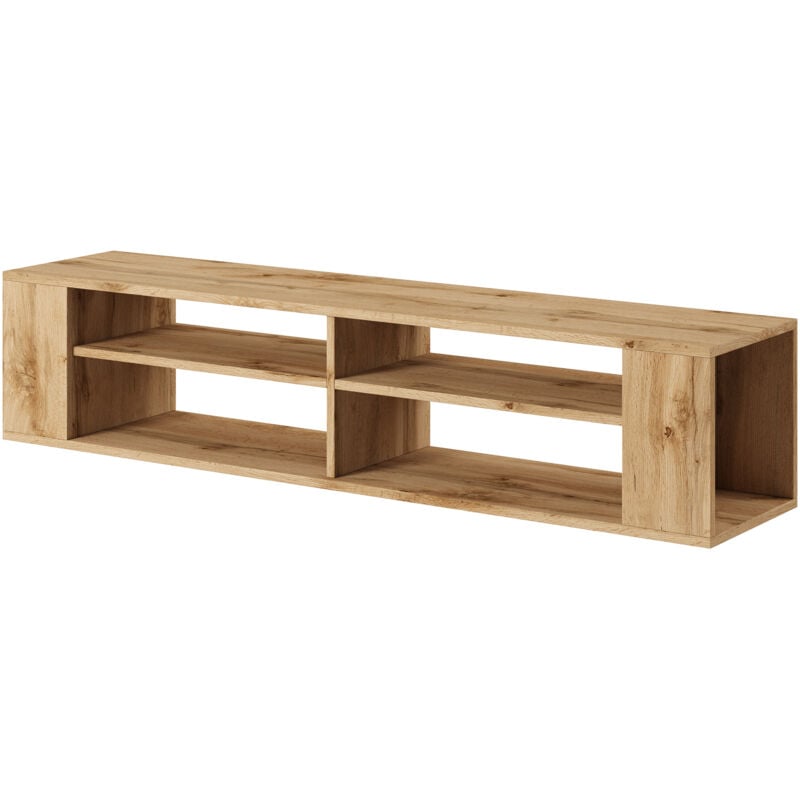 Selsey - weri - Meuble tv - 140 cm - chêne wotan - style moderne