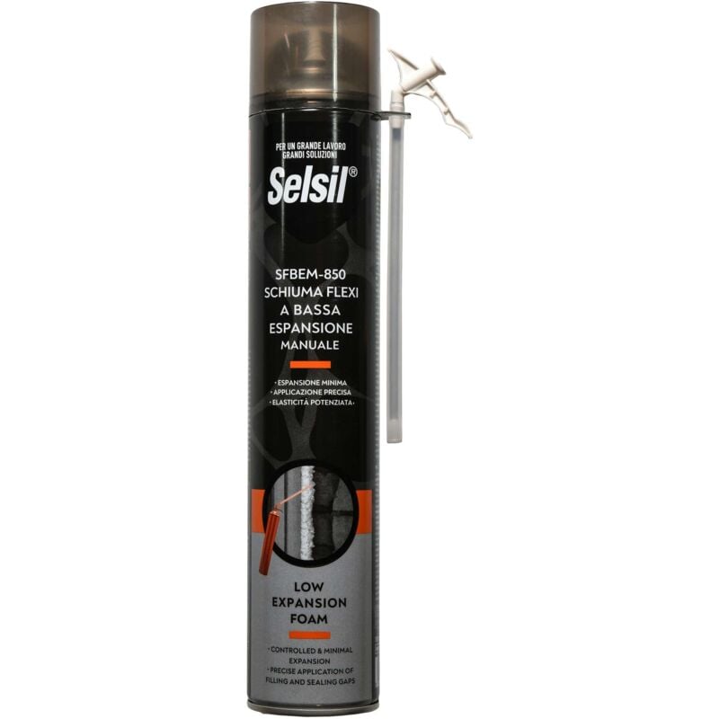 Selsil Schiuma Bassa Espansione Infissi Man. 750 Ml