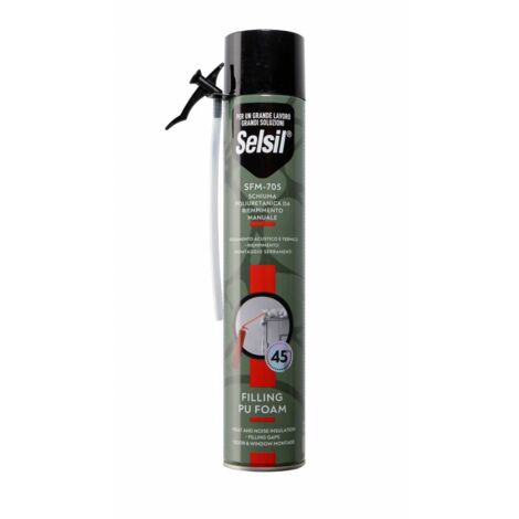 Selsil Schiuma Poliuret. Univer. Manuale 750 Ml - 12 Pz