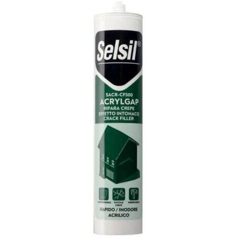 SELSIL SILICONE ACRILICO EFFETTO INTONACO 310 ML - 12 pezzi