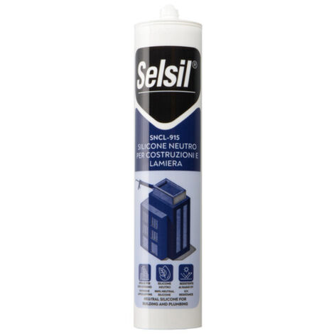 SELSIL SILICONE NEUTRO TESTA DI MORO 310 ML- 25,0 pz