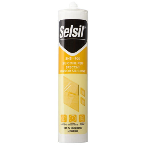 SELSIL SILICONE NEUTRO TRASPAR PER SPECCHI 310 ML- 12,0 pz