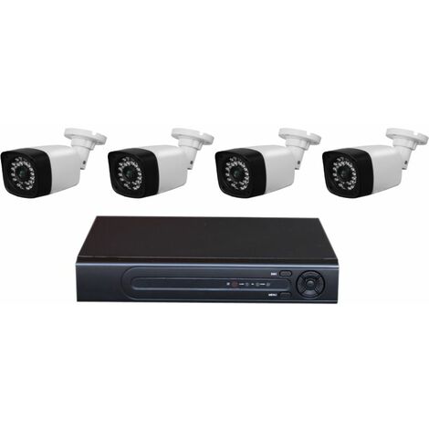 SEMAC Kit Enregistreurs 4 caméras Vidéo surveillance 1TO