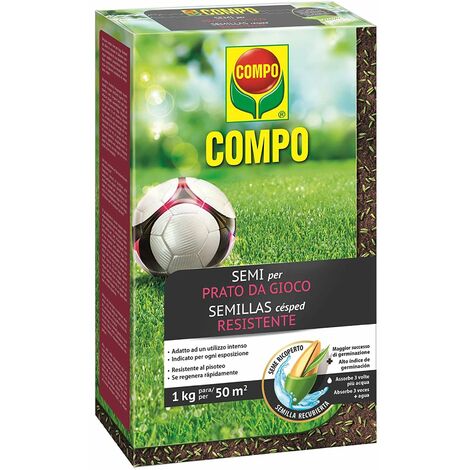 Seme Prato per Gioco tappeto erboso per terreni calpestati ad uso intensivo -1 Kg