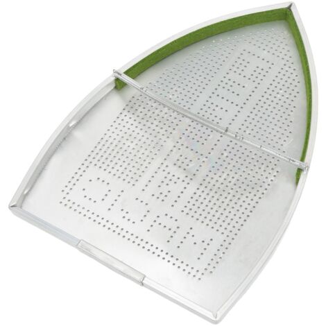 Semelle en aluminium pour fer à repasser avec revêtement anti-rayures 21,5 x 15 cm - Protection des tissus délicats