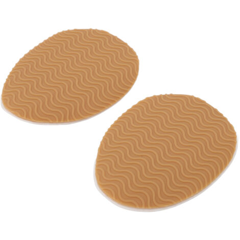Semelles antidérapantes autocollantes pour chaussures - Protections de talon amovibles pour bottes, sandales et talons hauts - Couleur kaki