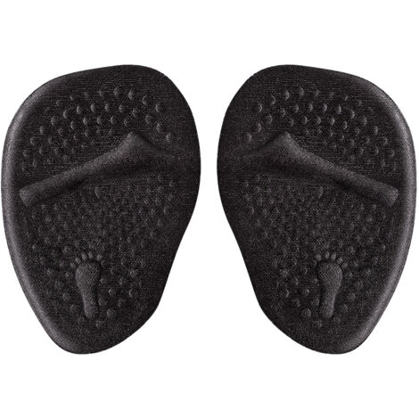 Semelles antidérapantes en daim noir (lot de 2 paires)