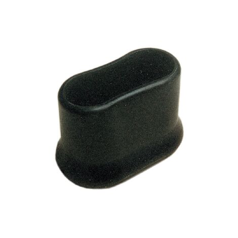 Semelles pour lit 4 pie'ces 25x50 mm en PVC noir accessoires pie'ces de'tache'es