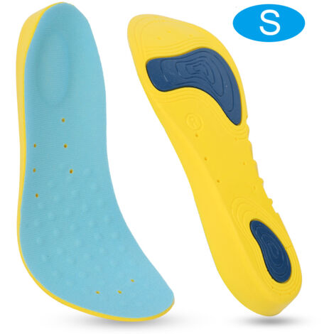 Semelles Respirantes Anti-Choc pour Chaussures de Sport Enfants - Déodorant et Confort Homme Femme (33-35)