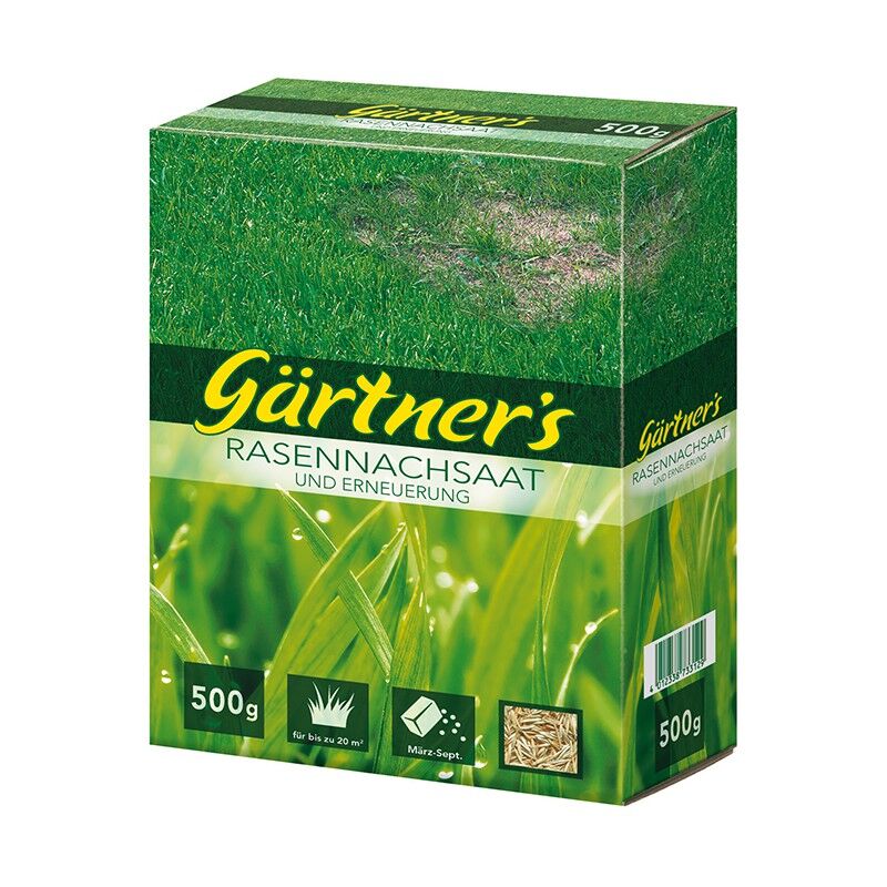 Gartners - Semence pelouce 500 g, renouvellement.