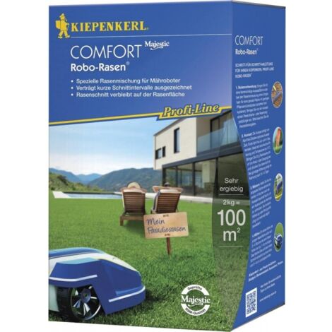 Semence pelouse spécifique pourpelouse tondu par robot 2kg Comfort Kiepenkerl