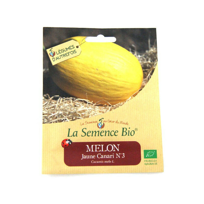 Graines bio - Melon Jaune Canari numéro 3 - 20gn La Semence Bio