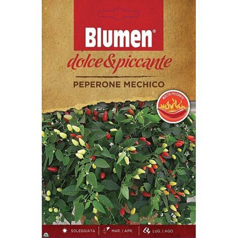 SEMENTI DI PEPERONE PEPERONCINO MOLTO PICCANTE MECHICO blumen semi seeds
