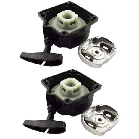 Semi-automatic starter/recoil starter + drive bell for brush cutter, auger or 5-in-1 multi-function machine (multifunction)