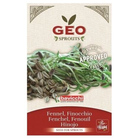 SEMI BIOLOGICI GERMOGLI FINOCCHIO ROMANESCO 13GR GERMOGLIATORE ORTO