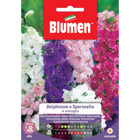 SEMI DELPHINIUM O SPERONELLA MIX BLUMEN SEMENTI