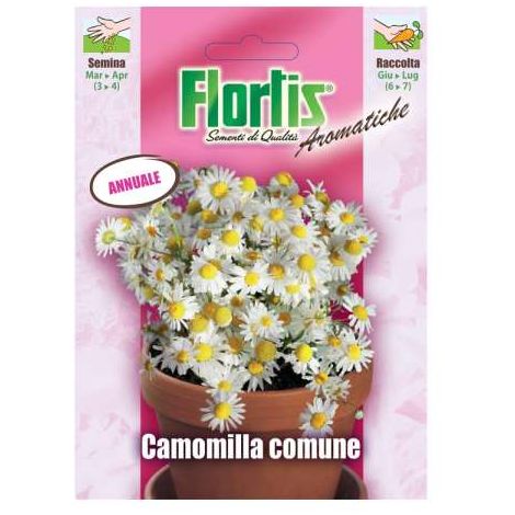 Busta da 20 gr di Semi di fiori di Camomilla –