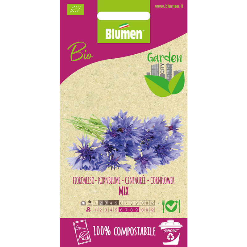 Blumen - semi di fiordaliso bio greenpack