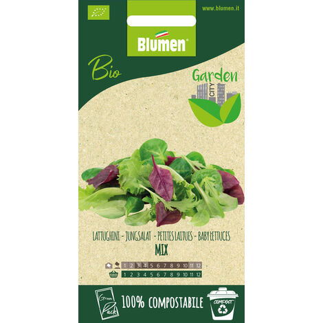 SEMI IN MIX LATTUGHE DA TAGLIO GREENPACK BLUMEN