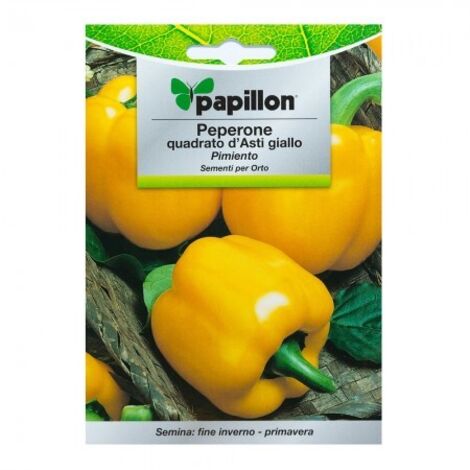 SEMI ORTO PAPILLON "PEPERONE QUADRATO GIALLO" - CF. BUSTA 1,5