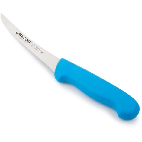 Semiflexibles Ausbeinmesser Arcos 2900- Prof  291223 mit Nitrumtaschen aus Edelstahl und ergonomischem blauem Polypropylen mango und 14 cm Klinge, Vitrine