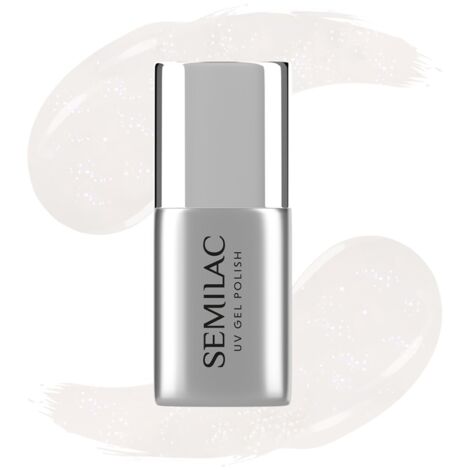 SEMILAC Top sans essuyage pour vernis hybrides Milky Dust 7 ml