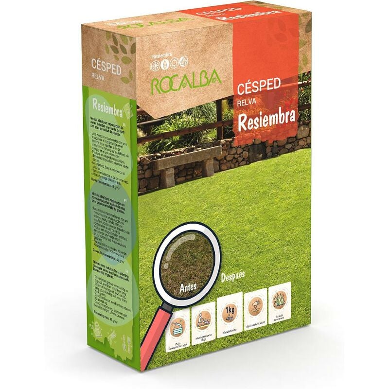 

Semilla Césped Resiembra 1 Kg - Rocalba