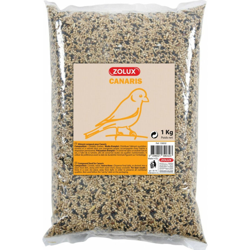 

semilla para canarios. Bolsa de 1 kg. para aves.
