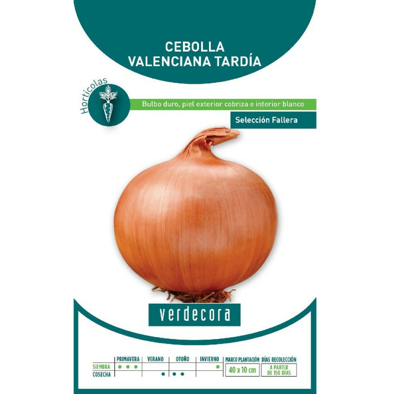 

SEMILLAS CEBOLLA VALENCIANA TARDIA - Verdecora