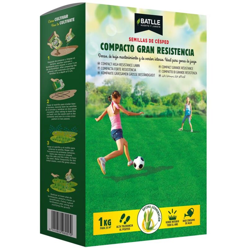 

Semillas césped compacto de gran resistencia 5 Kg