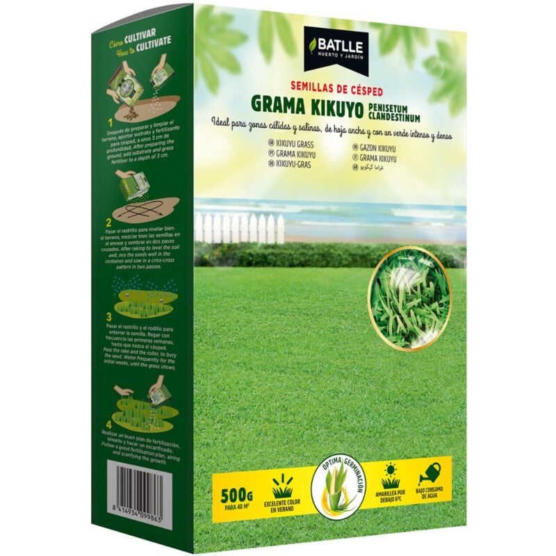 

Semillas césped grama Kikuyo 500 g