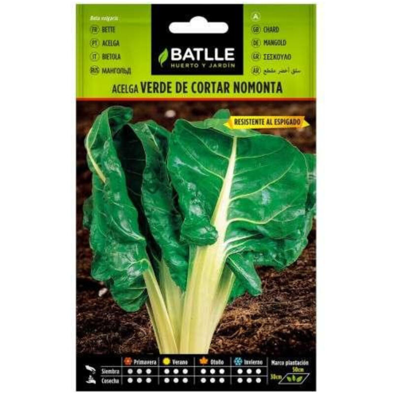 

Semillas de Acelga verde de cortar sel. Nomonta