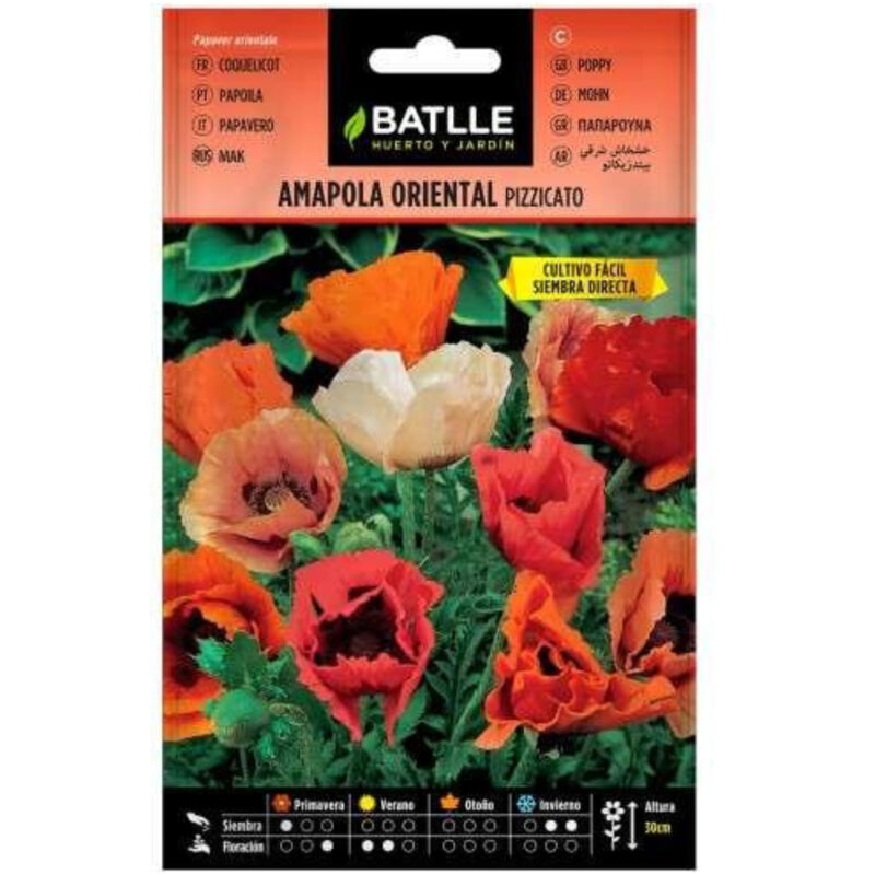 

Semillas de Amapola oriental pizzicato