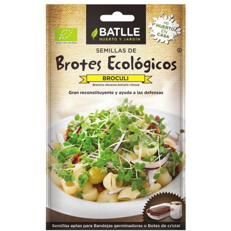 Semillas de Brócoli ecológicas para germinados Batlle